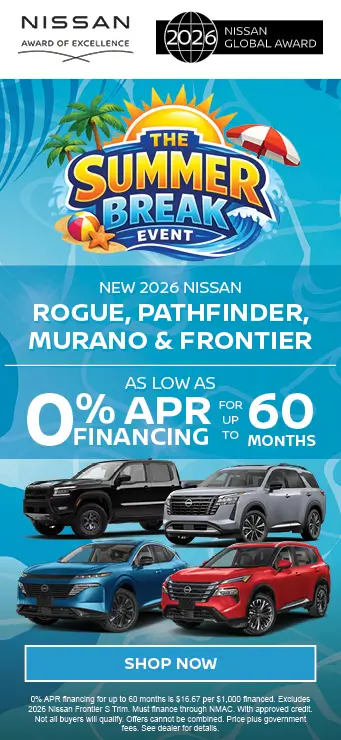 New Nissan APR Financing Offer